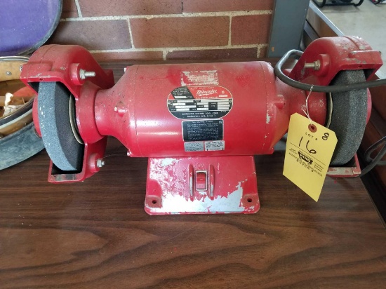 Milwaukee 3/4 hp bench grinder