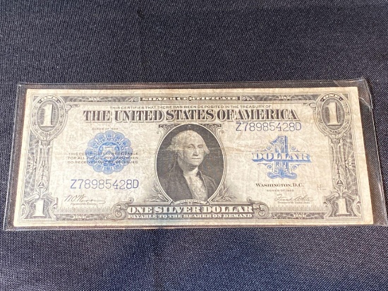 1923 United States of America $1.00 Silver Certificate