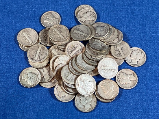 Mercury Dimes Assorted Dates