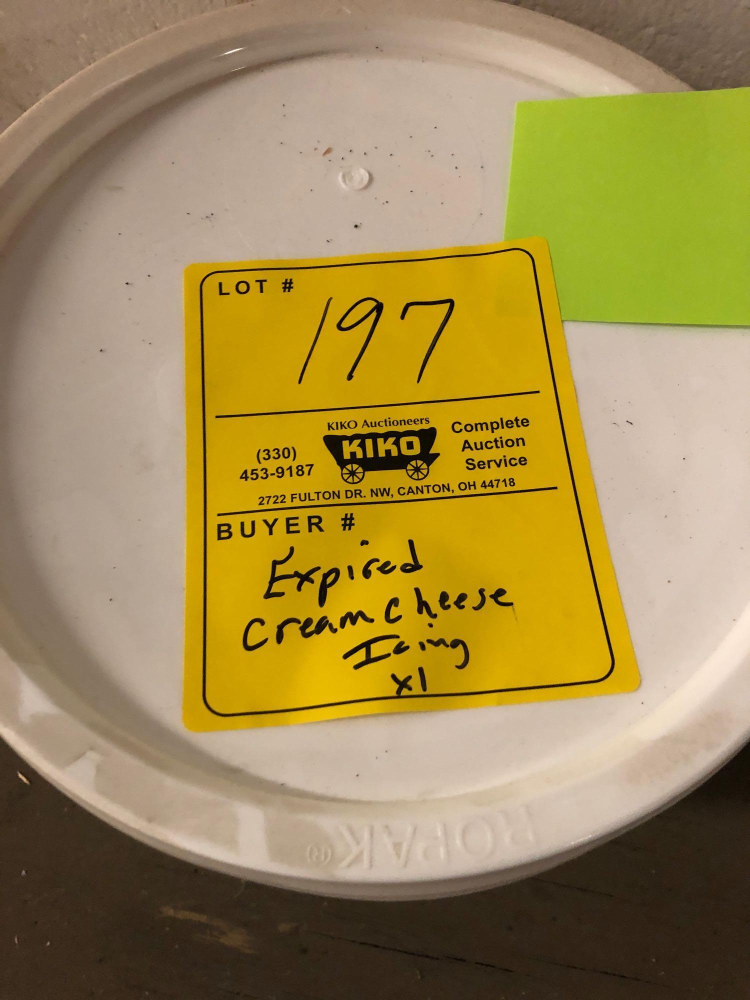 Expired cream cheese icing. *Expired Non Food Proxibid