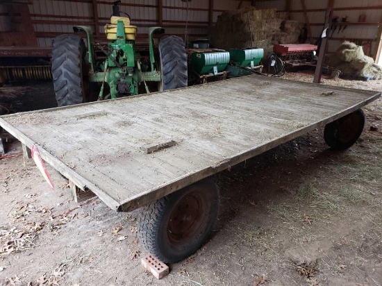 14 ft flatbed hay wagon with gear