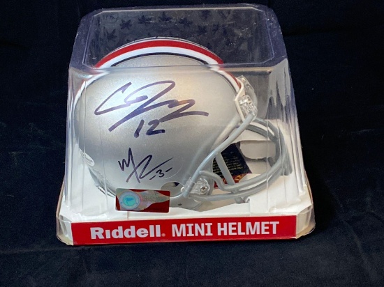 Ohio State mini helmet signed, Five Star COA #FS225175 & Collegiate License #CL510946412.