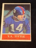 Y. A Tittle 1964 card.