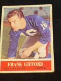 Frank Gifford 1964 Phila. #117 card.