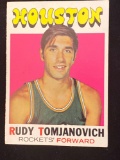 Rudy Tomjanovich 1971-'72 rookie card #91.