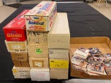 (14) Boxes of sports cards, mostly 1980s & 1990s.