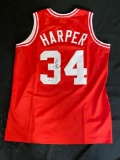 Harper signed XL jersey, PSA COA #AH84268.