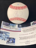 Brian Wilson signed baseball. Autograph Certification Expert COA #B19095.