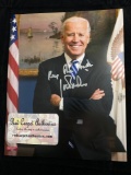 Joe Biden signed 8 x 10 photo. Red Carpet Authentics COA #12619.
