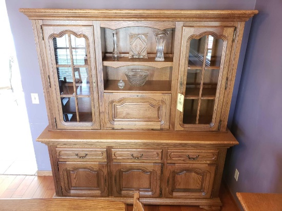Oak Dining Room China Cabinet