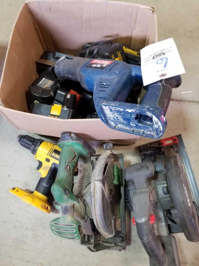 Cordless tools, batteries, chargers