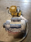 Leeson 1 1/2 hp motor, small compressor