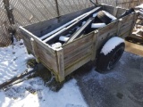 Old utility trailer, no hitch