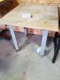 Shop stand on casters