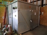 8 x 8 industrial oven, New England Oven and Furnace Co., comes with 2 old blowers and a newer one
