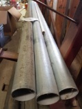 3 pieces steel pipe, 2 3/4 in x 10 ft