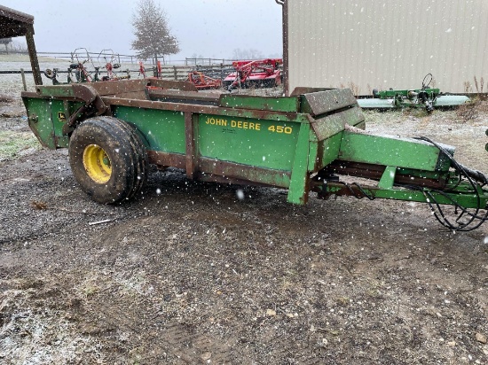 JOHN DEERE 450 HYDRA-PUSH MANURE SPREADER