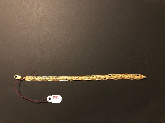 14k gold bracelet