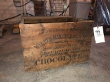 Antique Chocolate crate