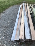 40 pcs of treated poplar fence boards