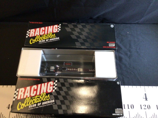 2 NHRA Winston Drag Racing 1:24 Scale Top Fuel Dragsters in Display Case
