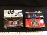 4 Assorted 1:24 Scale Stock Cars , some banks