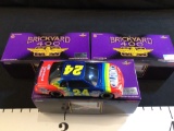 3 Action Brickyard 400 1:24 Scale Stock Cars