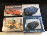 4 Model Car Kits Sealed