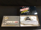 1 Case 1:64 Scale Tractor Trailer & 1 Racing Collectibles Transporter