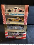 4 Assorted 1:24 Die Cast Stock Cars