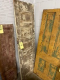 Early 5-panel wood door (narrow)