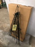 Approx. 17 wire easels for cemetery wreaths