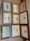 (9) Framed punched RR stock certificates