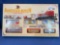 Anheuser-Busch 0 gauge train set with contents shown
