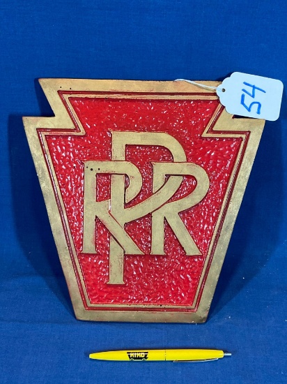 Pennsylvania railroad composite wall plaque