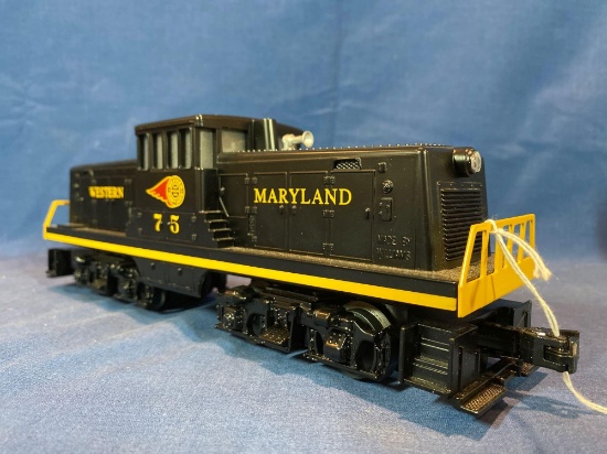 Williams 44 ton powered Western Maryland locomotive