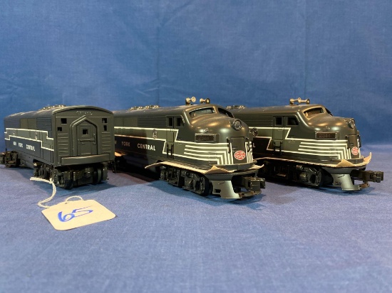 Williams New York Central AA diesel engines with B unit 3 pc set