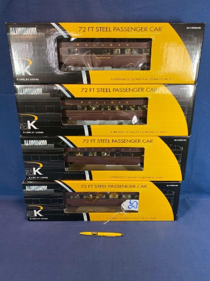 K-Line aluminum Pennsylvania railroad 72 ft passenger cars
