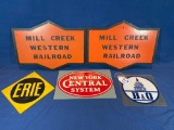 Railroad signs homemade