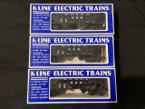 (3) K-Line Electric Train Cars O and O27 Scale