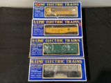 (4) K-Line Electric Train Cars O/O27 Gauge
