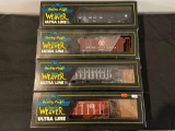 (4) Weaver Ultra Line Train Cars