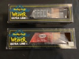 (2) Weaver Ultra Line Train Cars