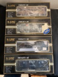(4) K-Line Freight Cars
