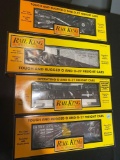 (4) Rail king O and O-27 scale freight cars