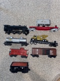 Lionel Engine with assorted cars