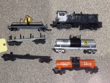 Lionel engine with cars