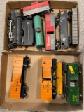 Train Engine and Box Cars