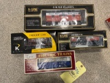 (4) k line freight cars