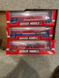 (3) Denver model trucks